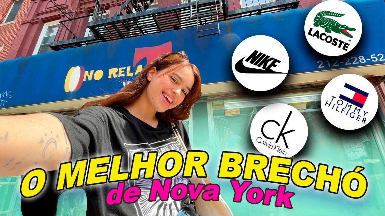 Incrível BRECHÓ em NOVA YORK! Muitas roupas de marca