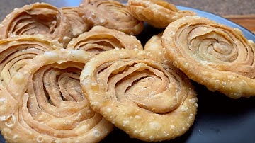 Flaky Farsi Puri | Layered Farsi Poori | Homemade Crispy Puri