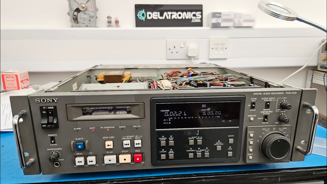 Sony PCM-7010 Professional DAT Recorder - No audio repair.