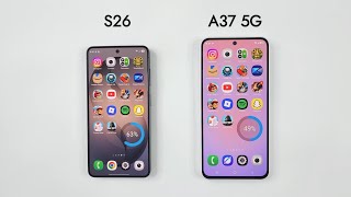 Samsung S26 vs Samsung A37 5G - SPEED TEST!