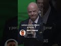 Gianni Infantino, ha ofrecido la final del Mundial 2030 a Marruecos