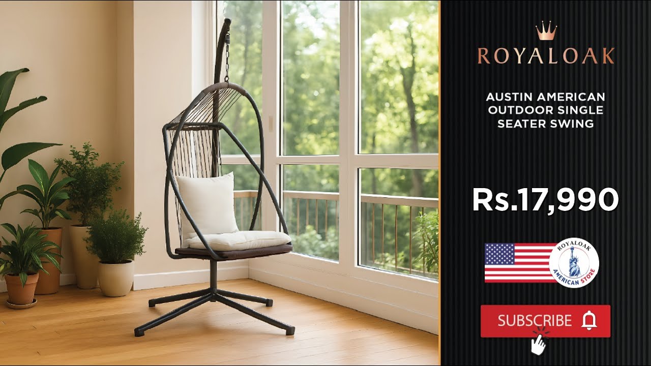Royaloak | Austin American Outdoor Single Seater Swing