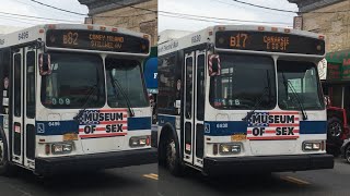 MTA NYC Bus Orion VII OG Hybrid’s #6496/6830 B82/B17