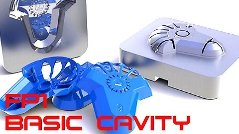 FP1 SolidWorks 2016 Basic Cavity Split Tutorial Part 1