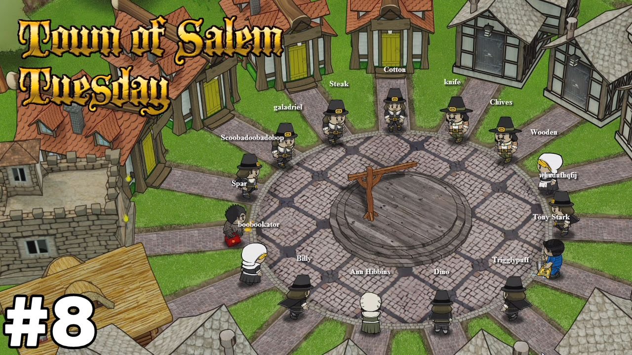 Trigglypuff the Jester - Town of Salem Tuesday (with Harp3rBoy, Duncan, Angus and Raymond) [ep8]