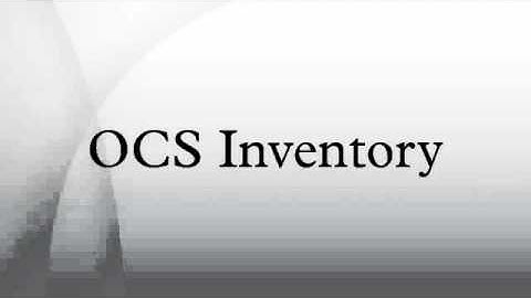 OCS Inventory HD