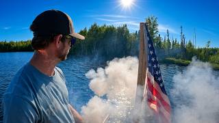Alaska Fishing Lake Trout With a Blunderbuss