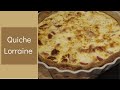 Quiche lorraine with homemade dough