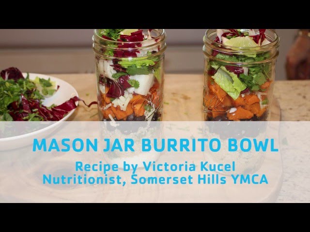 Mason Jar Burrito Bowls