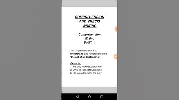 How to attempt precise writing
