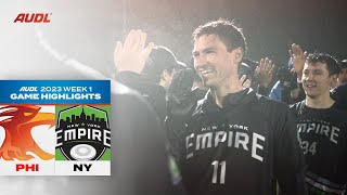 Philadelphia Phoenix at New York Empire | FULL GAME HIGHLIGHTS | April 29, 2023