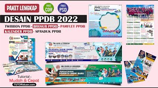 Complete PPDB 2022 Promotional Design Package (Free CDR & PSD) - Coreldraw Photoshop