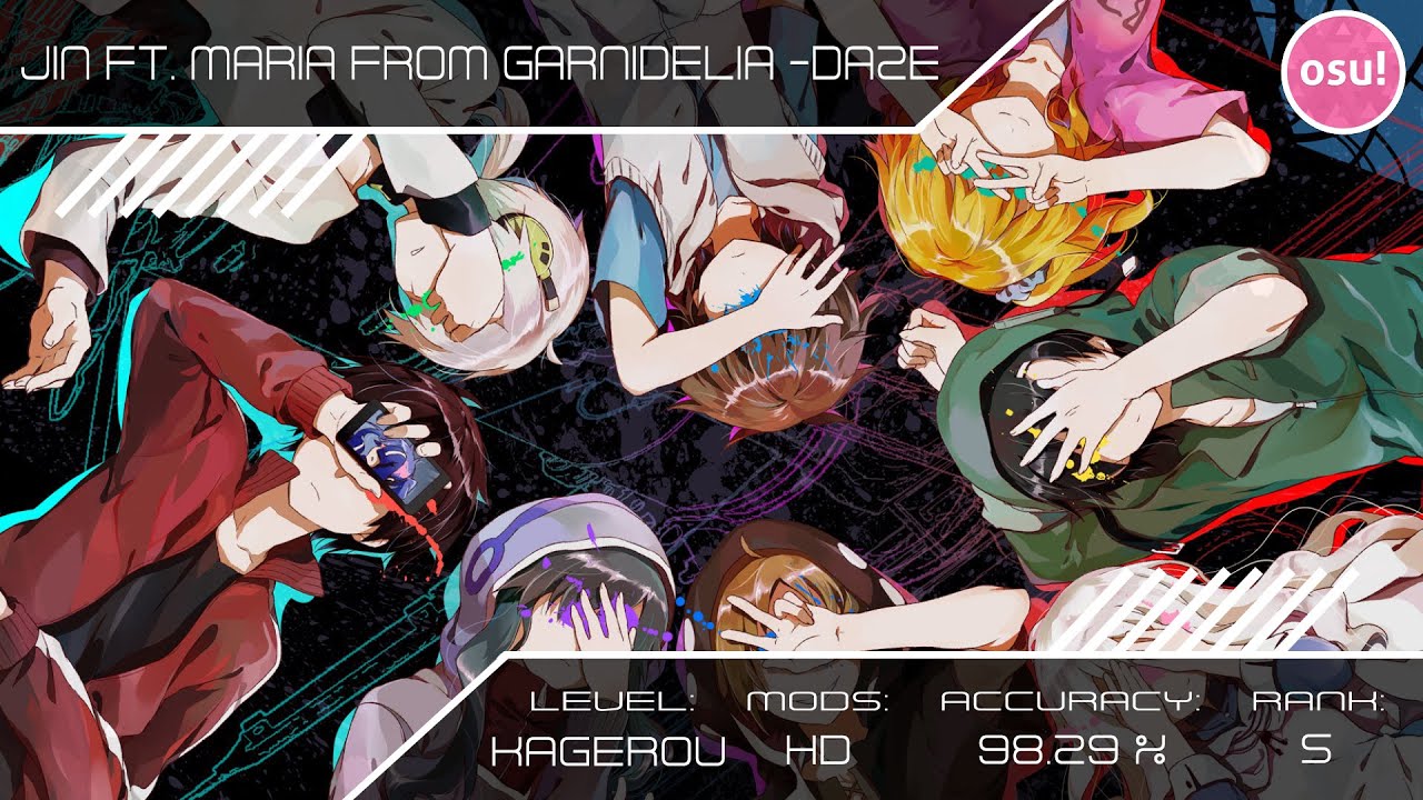 Osu! - JIN ft. MARiA from GARNiDELiA - Daze | rank: S