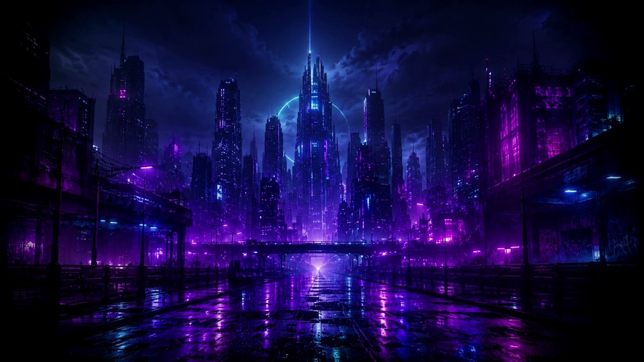 Midnight Circuit - Dark Cyberpunk Synthwave Music | Neon Electronic Soundtrack