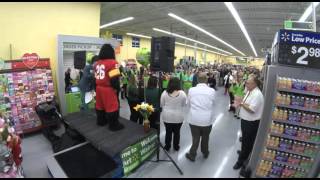 Time-Lapse of a Walmart Neighborhood Market Grand Opening Ceremony in Pittsburg, KS