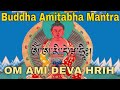 Buddha amitabha mantra to reborn  in the pure land  tibetan  om a mi de wa hrih mantra tibet