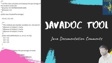 Javadoc Tool || Java Documentation Comments