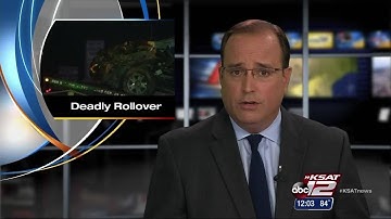 Video: Driver killed in rollover crash in northern Bexar County