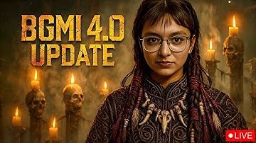 🔴 BGMI 4.0 NEW UPDATE LIVE 🚀 | Tips and Tricks | Lady Predator
