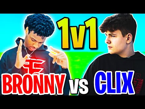 CLIX 1v1 LeBron James Jr (FaZe BRONNY) & THIS HAPPENED! (Fortnite)