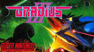 My first play through of GRADIUS III on SNES