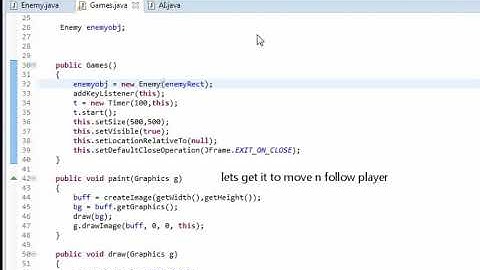 Simple java game part :6 adding simple AI
