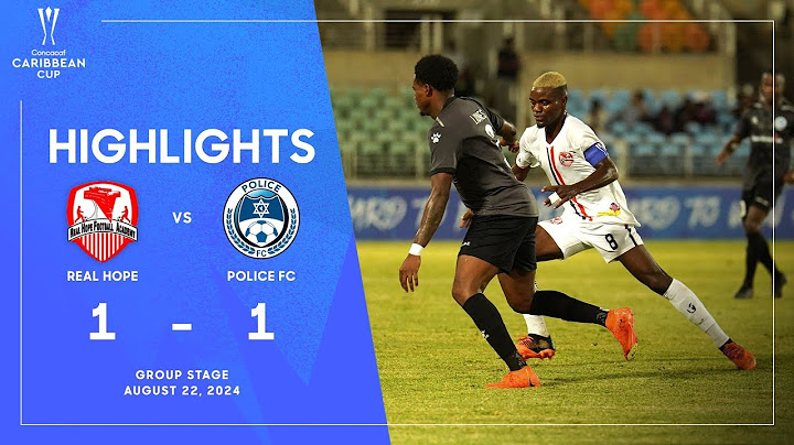 Real Hope vs Police FC | 2024 Concacaf Caribbean Cup | Group Stage