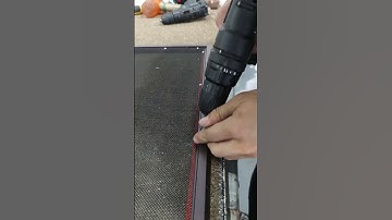 Have you mastered the spacing between the screws of the diamond mesh window screen?