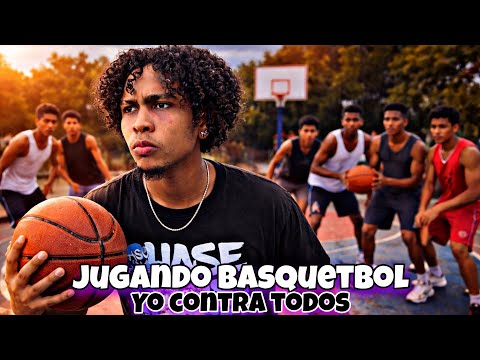 JUGANDO BASQUETBOL | RETE A TODA LA CANCHA YO SOLO CONTRA TODOS