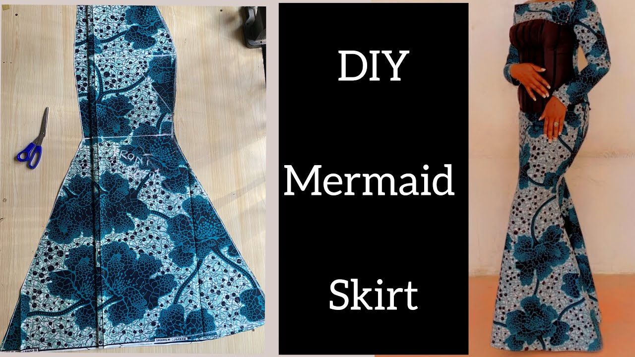 Как раскроить и сшить юбку-русалку *Юбка А-силуэта* (подробное руководство для начинающих)