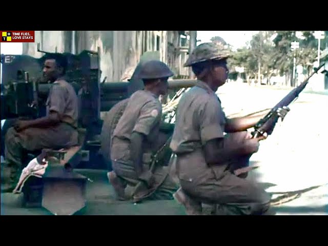 Momen Menegangkan | Video Asli Pertempuran Surabaya 1945 class=