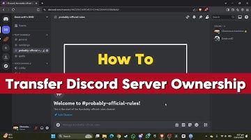 How To Transfer Discord Server Ownership (Full Guide) 2025