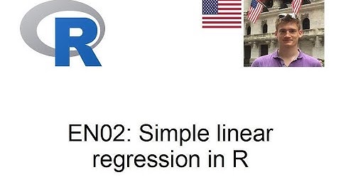 [EN 2] simple linear regression in R