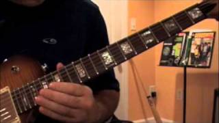 How to play Aerosmith Walk This Way first solo lesson