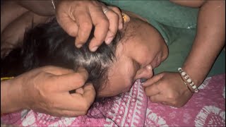 ASMR Scalp Check ✨💫Scalp Care, Lice Checking &amp; Soothing Sounds #hairbrushing #scalpscratching 