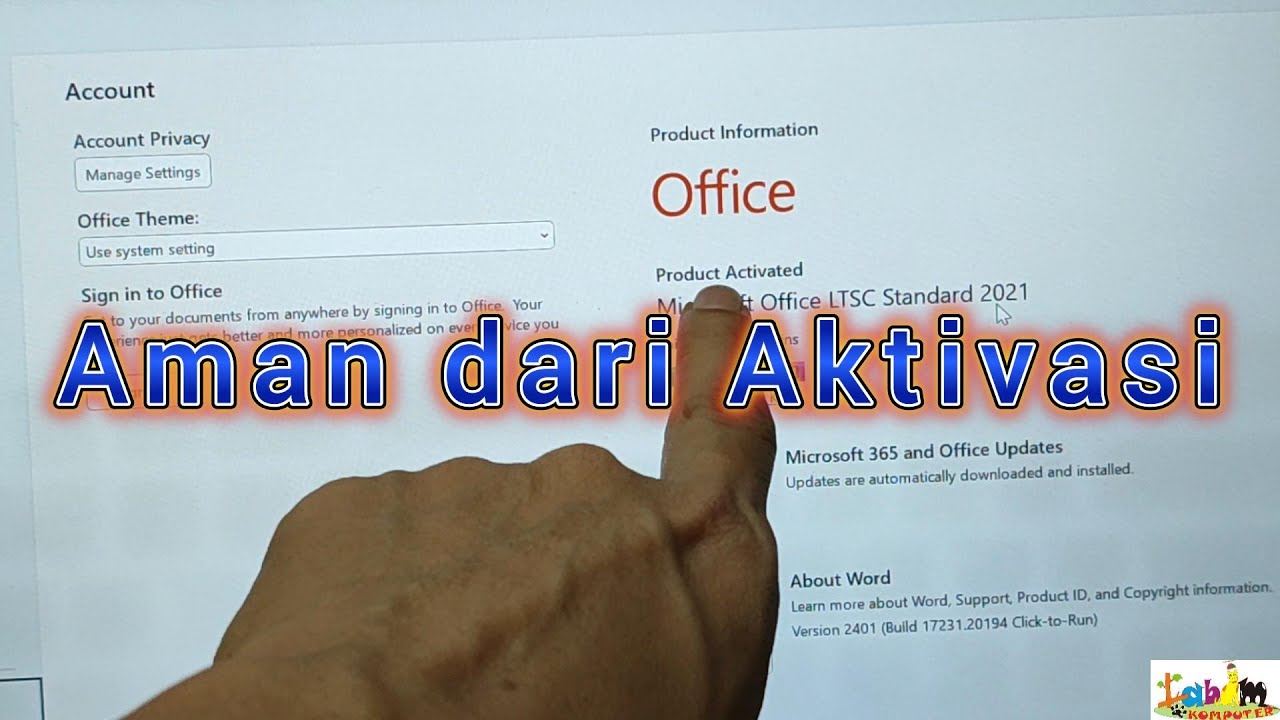 Disable Update Ms Office Agar Aman Terus Youtube