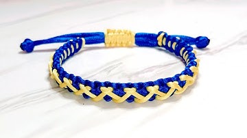 DIY Macrame Bracelet Square Knot | Macrame Bracelet Tutorial