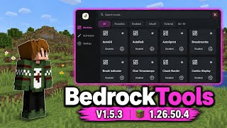 BedrockTools For MCPE 26.50 | Best Utility Mod | LeviLauncher For Minecraft