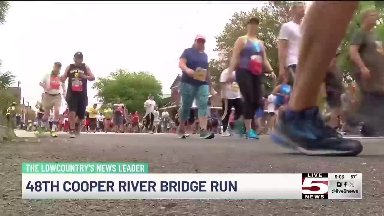 VIDEO: More than 35K to ‘Get over it’ in Cooper River Bridge Run