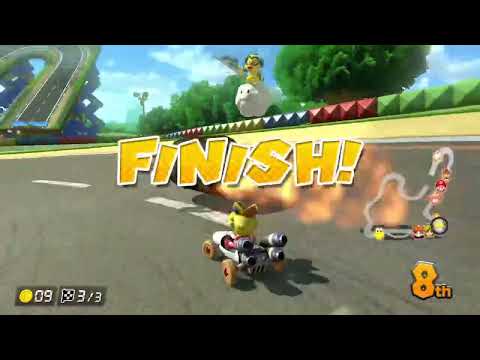 [Baby Peach] 7th-12th Place Animation (Kart) - Mario Kart 8 Deluxe