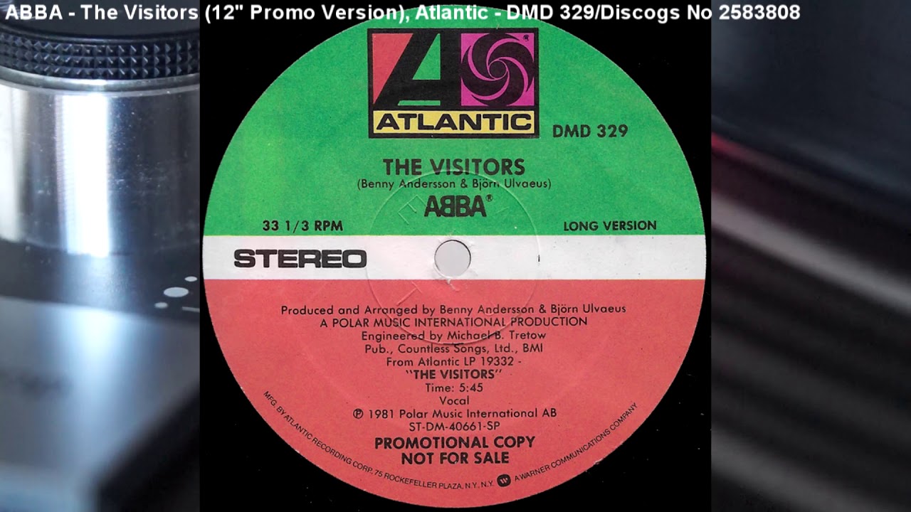 ABBA - The Visitors (12" Promo Version)  (1981)