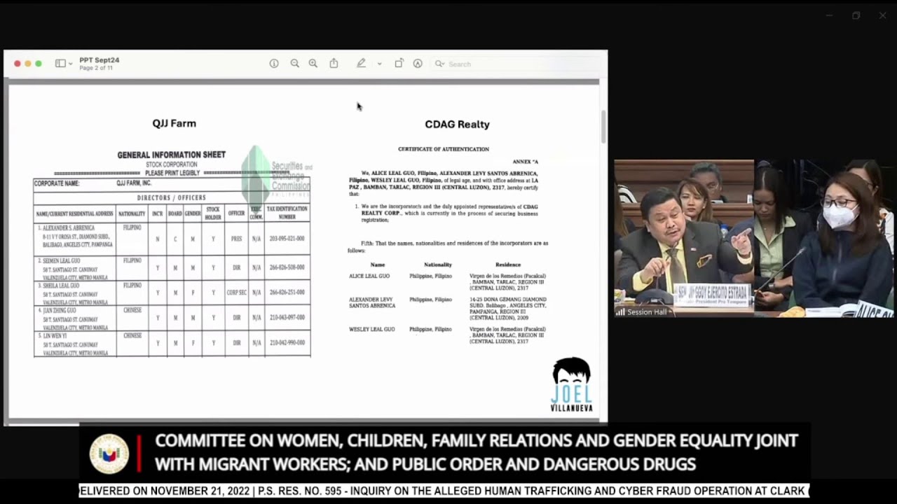 Alice Sinungaling - Sen. Estrada says, should instead be the name of Alice Guo | GMA Integrated News