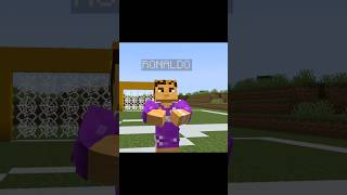 Don’t mess with Ronaldo #minecraft #bestminecraftclips #minecrafthumor #minecraftjokes