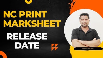 NC MARKSHEET release New Update