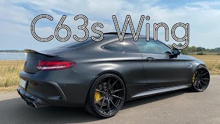 Mercedes Benz AMG C63s Carbon Fiber Body Kit by DMC in Belgium with Trunk Wing Spoiler Aero Package