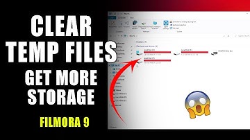 How To Clear Cache Temp Files On Filmora 9 Software Get More DIsk Space
