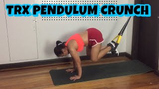 TRX PENDULUM CRUNCH | Suspension Workouts | Anna Agra Fitness