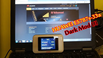 Test Dark Firmware And webUI Mod Modem MiFi Touchscreen Huawei E5787s-33a - Makassar