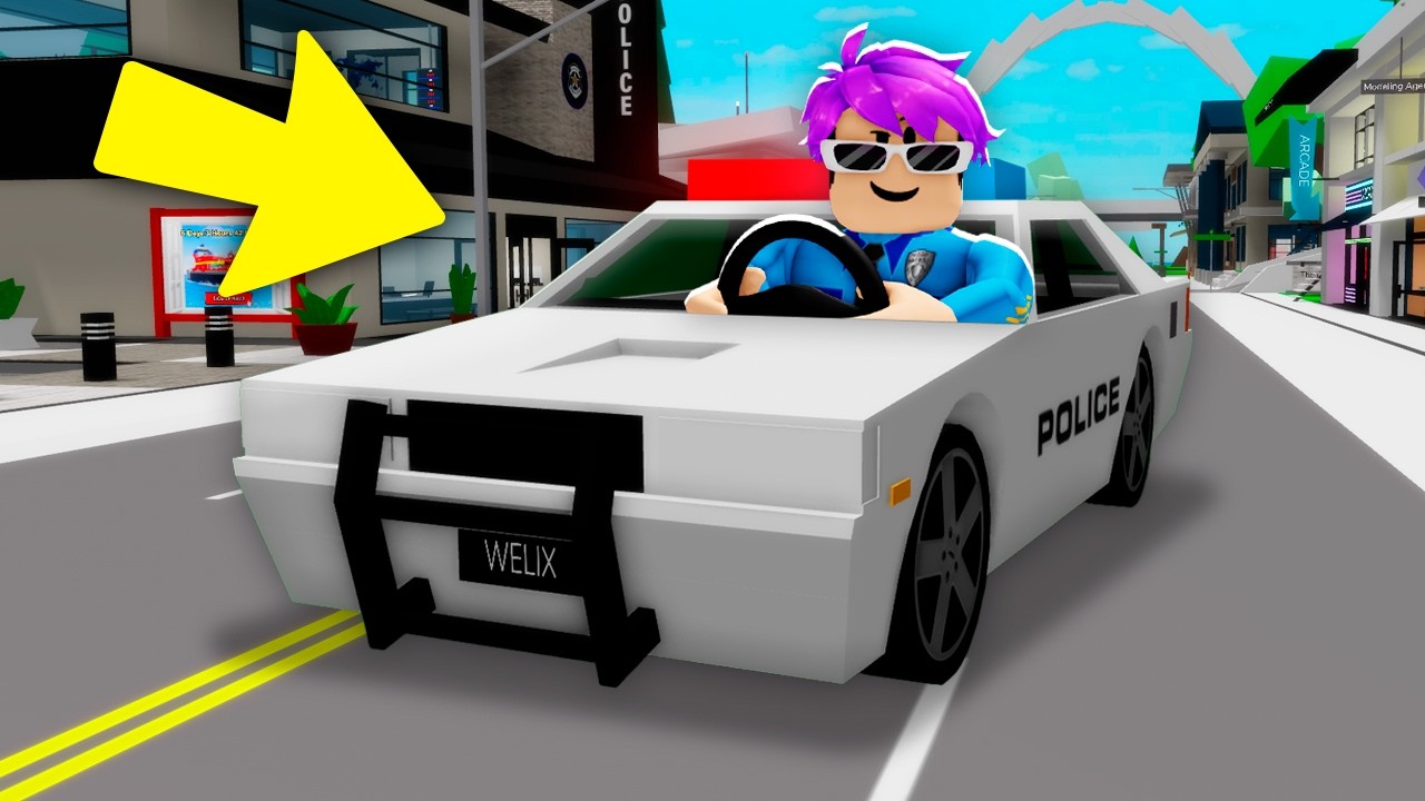 VIREI UM POLICIAL no BROOKHAVEN