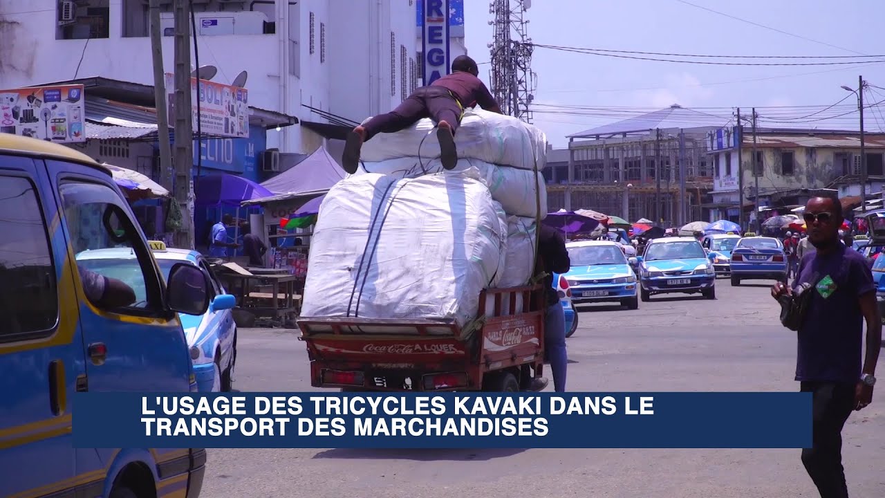 L’usage des tricycles kavaki dans le transport des marchandises